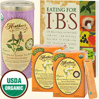 Stop the Pain Diet Kit: Eating for IBS, Peppermint TEABAGS, Tummy Fiber Acacia