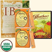 Kitchen Kit:<br>Eating for IBS<BR>Heather Cooks! DVD<BR>Tummy Fiber Acacia